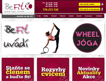 Tablet Screenshot of befitclub.cz